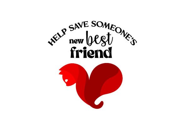 Review: Animal Rescue Logo, Cat with Quote for Embroidery