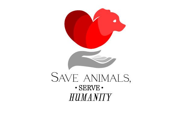 Review: Animal Rescue Logo, Dog with Quote for Embroidery