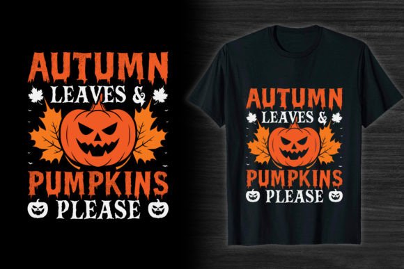 Review: Halloween T-Shirt Design Autumn Leaves