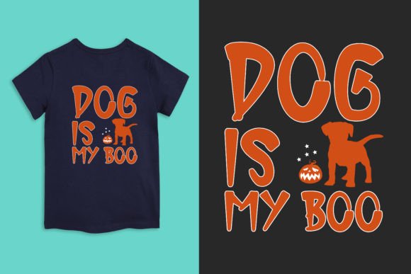 Reviewing Dog is My Boo Halloween Shirt Design
