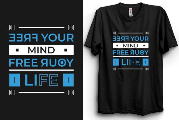 Reviewing Modern Quotes Typography Black T Shirt Design