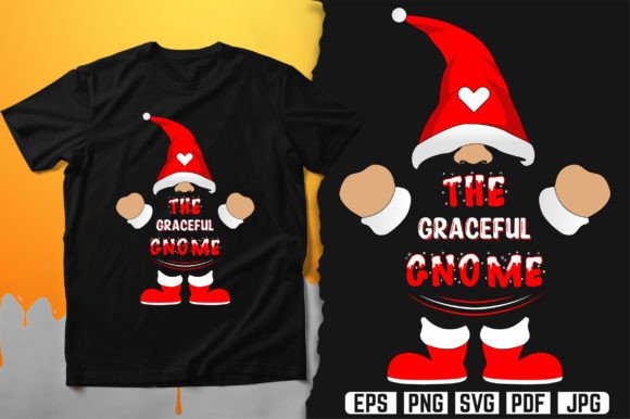 Reviewing The Graceful Gnome T-Shirt Design Vector